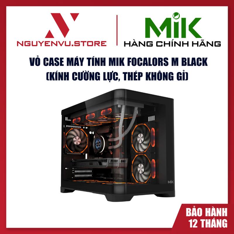 Vỏ case máy tính MIK FOCALORS M Black