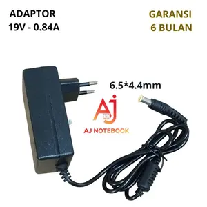 Adaptor Charger TV & Monitor Compatible Type L-G 19V 0.84A 6.5*4.4mm Jarum Bergaransi -AJNB