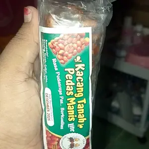 (Kemasan Lite) Kacang Pedas Manis - 1 Pack 10 pcs Camilan Jadul Snacks Makanan Food Cemilan Asin Jajanan Rasa Nikmat