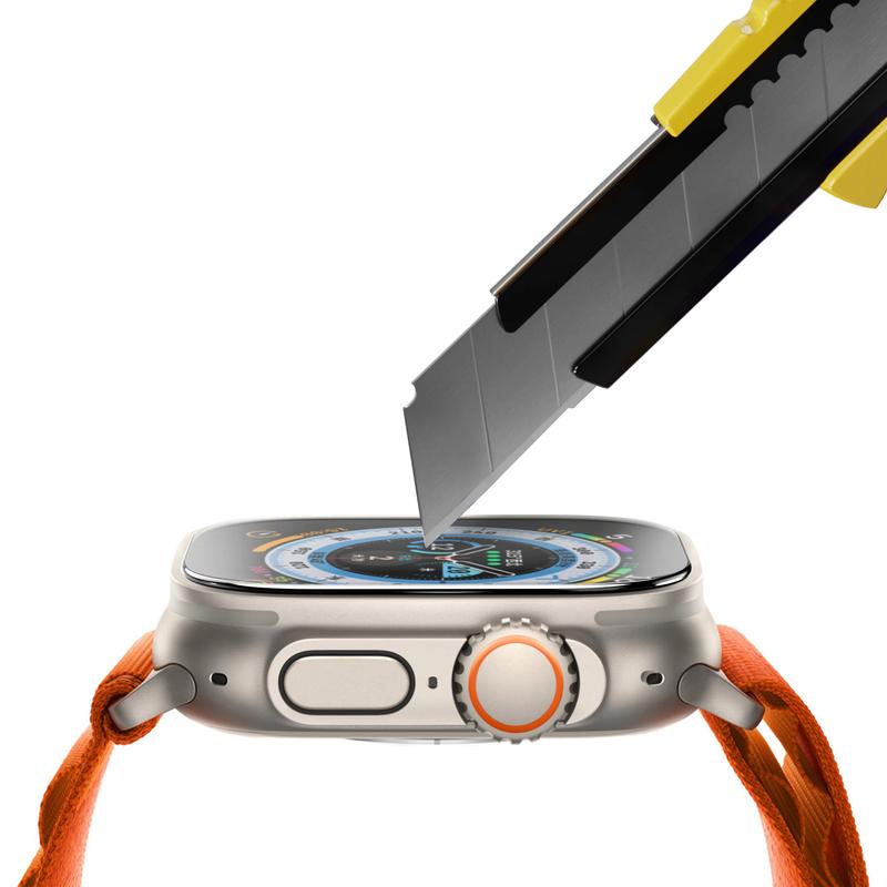 Product Introduction of Tempered glass for apple watch cover S8 41mm 45mm Ultra-thin Clear Tempered Glass Screen Protector For Apple Watch 4 40mm 44mm 5