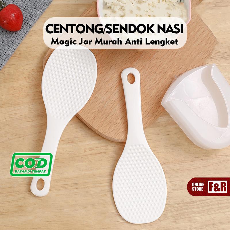 Sendok Nasi Rice Cooker Magic Com Serbaguna Centong Nasi Plastik Tebal ...