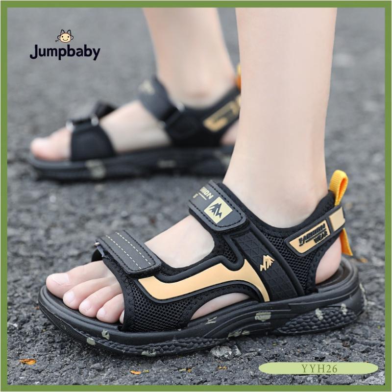 Spesial Ramadhan - Y26 Sandal Anak Laki-laki Sandal pendakian Lindungi kesehatan jari kaki anak-anak laris manis Anti selip Busana Sandal velcro Anti selip dan tahan aus Penutup velcro untuk memudahkan pemasangan dan pelepasan nyaman Fashion 2