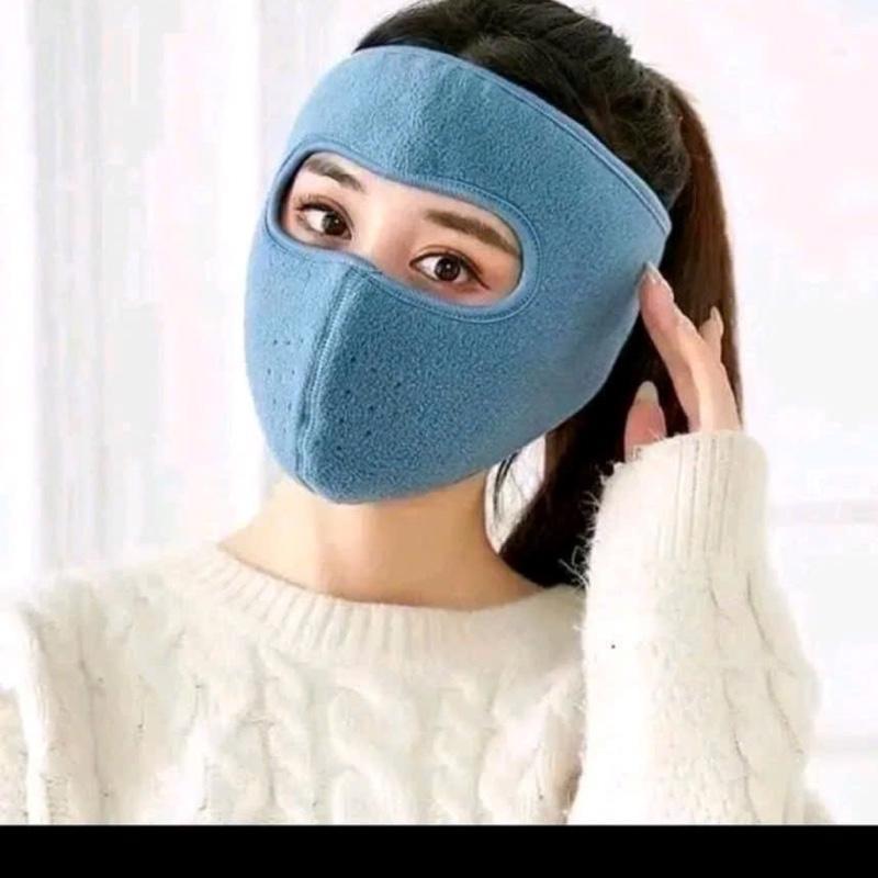 Khẩu trang ninja không kính nỉ ấm áp - Thiết kế thời trang, phù hợp cho