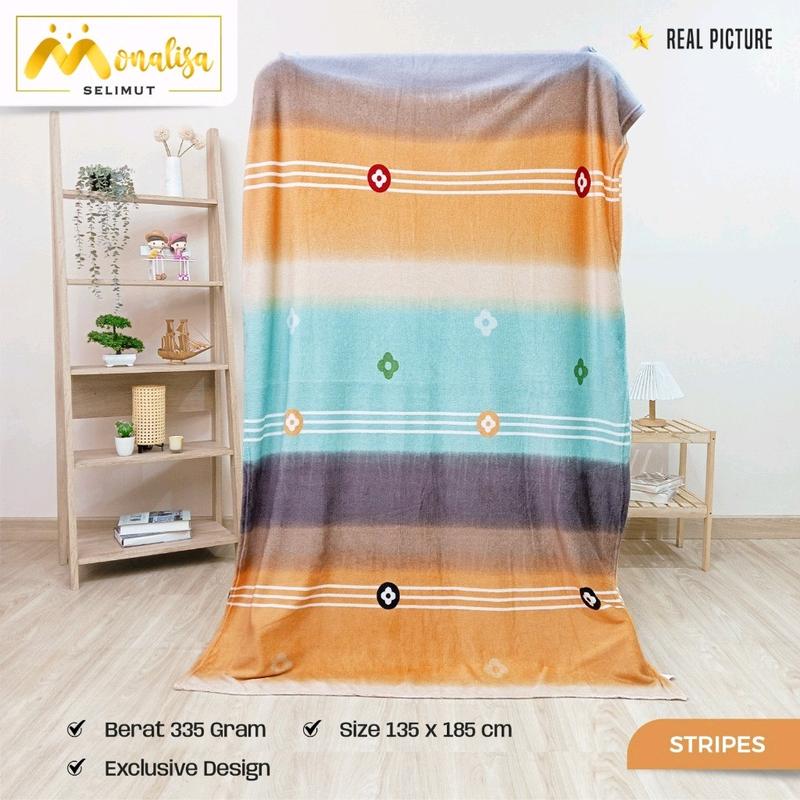 [COD] 100 RIBU ISI 5 PCS SELIMUT DEWASA UKURAN 135 X 185 CM 2