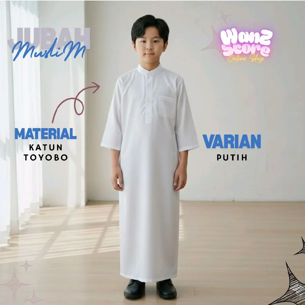 Jubah anak putih