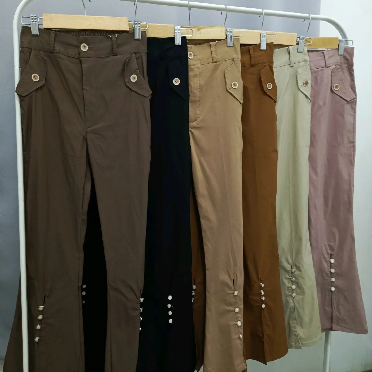 "Joanna" New Cutbray Pants / Celana Cutbray Bahan Softjeans Import / High Quality / Korean Style