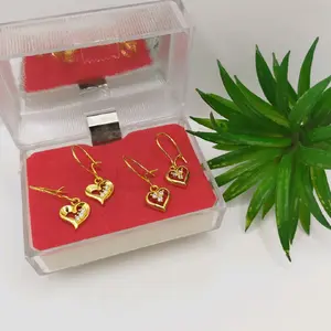 Belanja 2 barang gratis 1 • kentia jewelry • Anting juntaian love permata