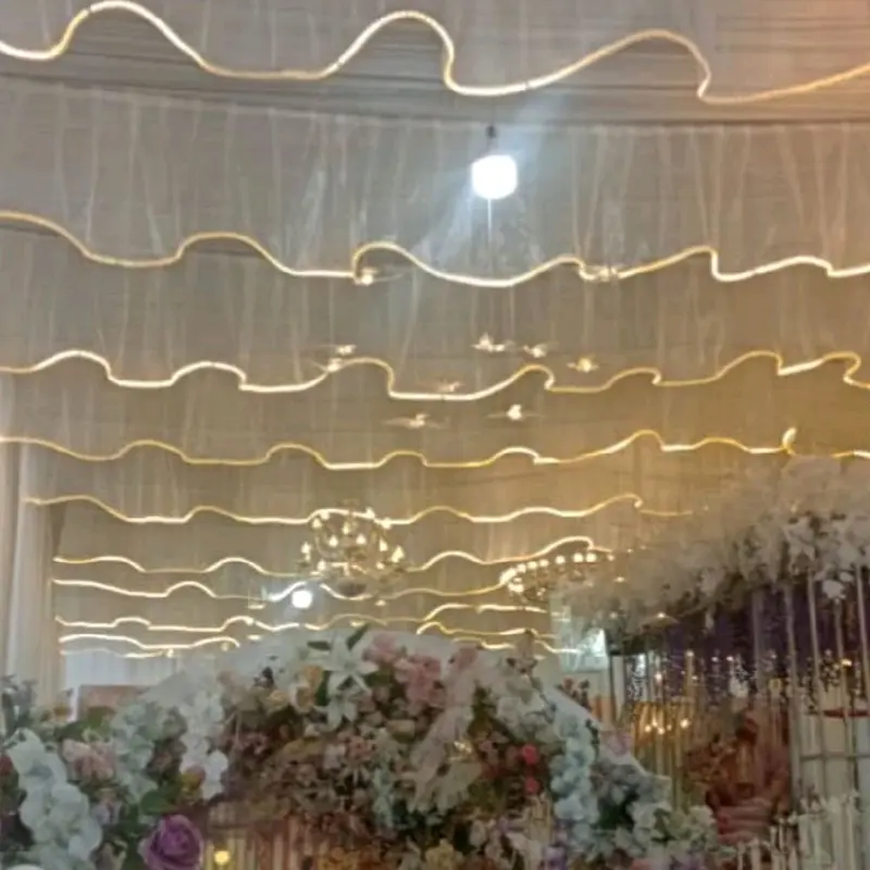 lampu dekorasi tenda.pipa elastis. fipa conduit.pipa tihang standing lampu dekorasi pelaminan wedding 3