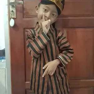ANAK SAMURAY COKLAT SORJAN + BLANGKON SAMURAY  (WARNA COKLAT HITAM)