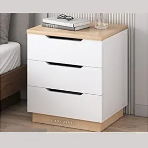Lemari nakas minimalis 3 laci 50x40x30 laci penyimpanan serbaguna dekorasi rumah nakas samping kasur furniture
