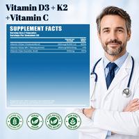 Gambar Vitamin D3 K2 + C 1000MG - KesehatanTulang & Jantung, Meningkatkan Kekebalan Alami! dari Pure By Nature Shop Kab. Tangerang 3 Tokopedia