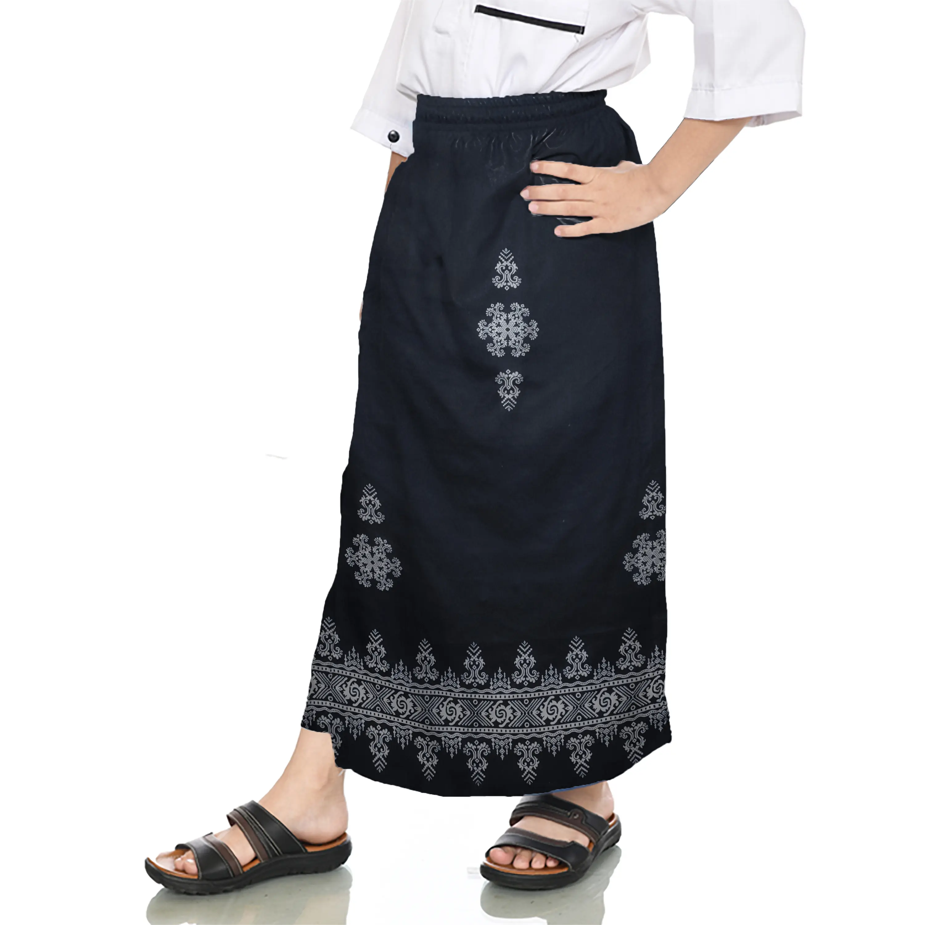 Elnaffa-Sarung Instan Celana Usia 2-8 tahun, Motif Batik (BISA COD) celana  sarung