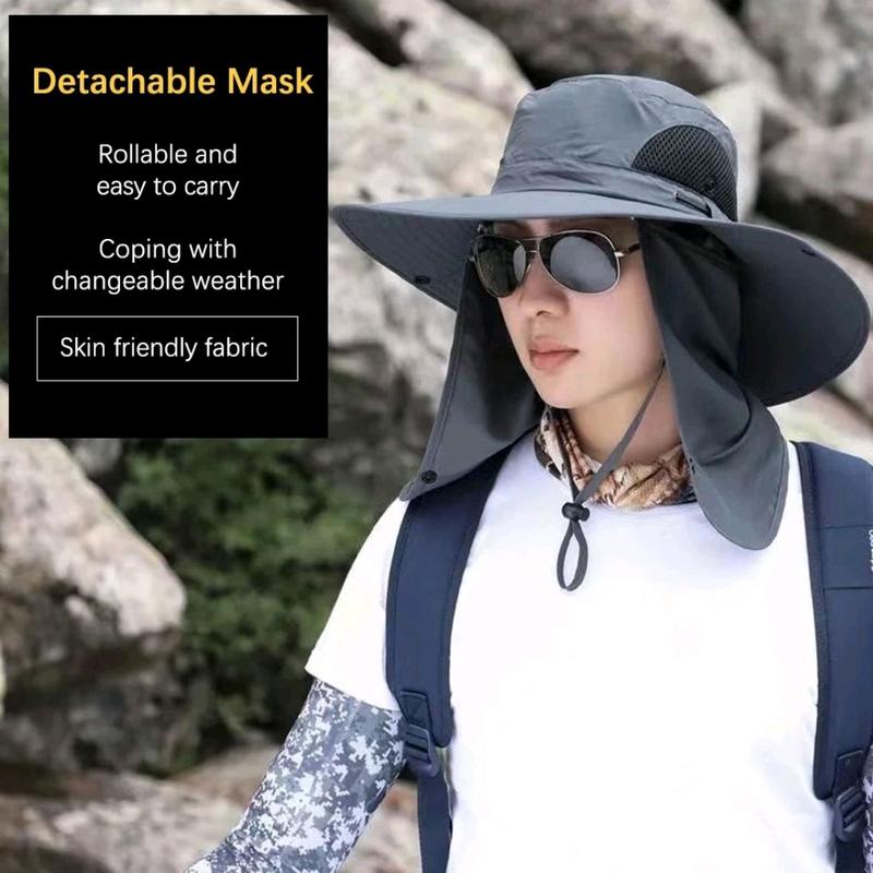 Topi Mancing dan Hiking Jepang Anti Panas UV Waterproof Fishing Hat Outdoor 2