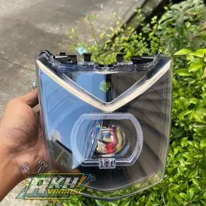 fullset biled beat fi 3 inch lampu depan biled proji beat fi fullset tinggal pasang Motorcycle