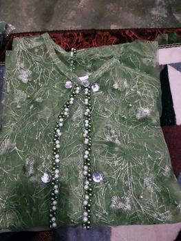 Product Review of Julissa Dress Free Outer Brokat Tille Mutiara Rompi Kondangan Gamis Pesta Polos from N**l ** 0