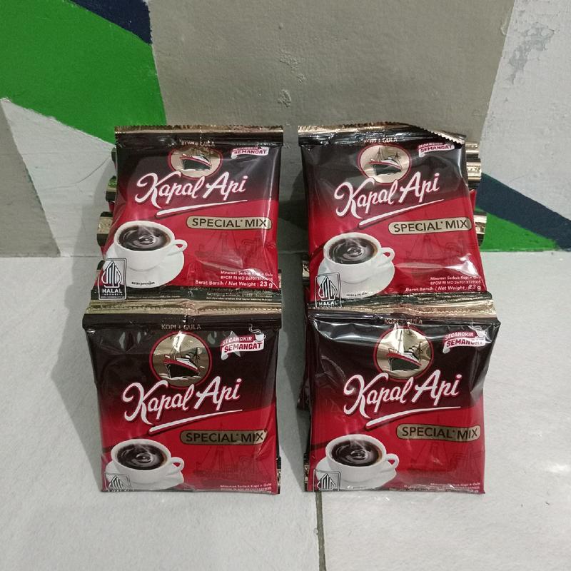 Kopi Kapal Api special mix @ 23g paket 2renceng kopi plus gula Coffee Instan Robusta 4