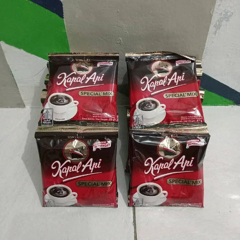 Kopi Kapal Api special mix @ 23g paket 2renceng kopi plus gula Coffee Instan Robusta 4