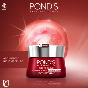 [SPECIAL PRICE LIMITED -STOCK] Pond's Age Miracle Hexyl Retinol Niacinamide Night Cream 9gr
