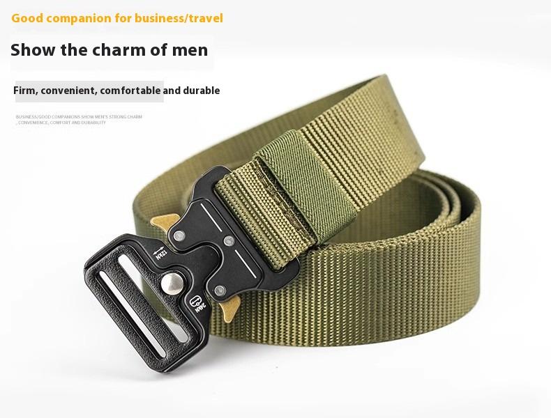 Product Introduction of Thắt Lưng Thường Ngày Dành Cho Nam Giới, Chất Liệu Nylon, Dễ Phối Đồ Thích Hợp Cho Quần Công Sở, Dễ Khóa, Mang Theo Ngoài Trời 1