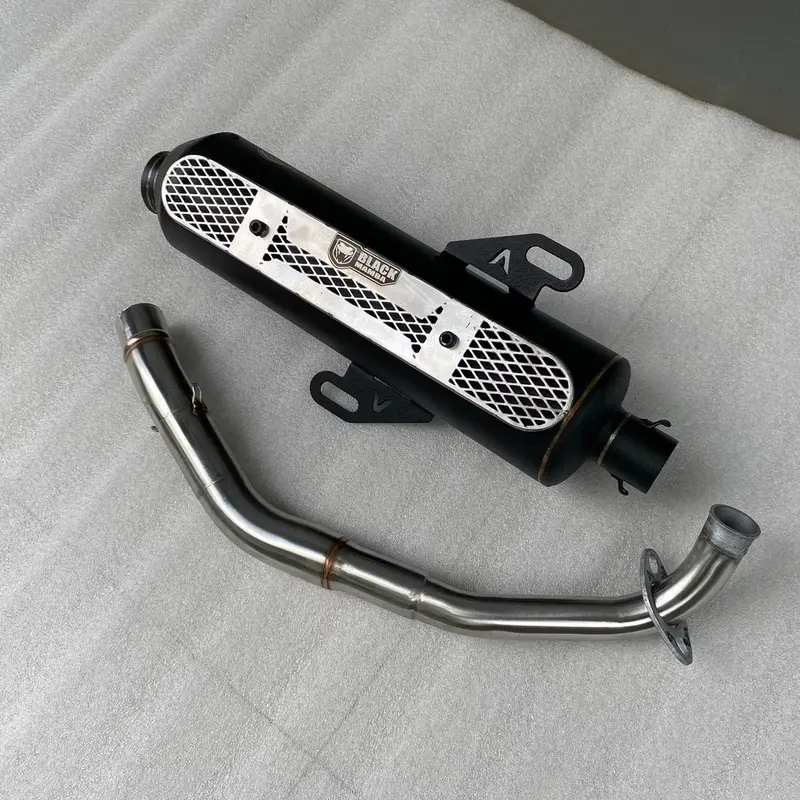 Knalpot Standar Racing LUSTER Coating Original Black Mamba - PNP Vario Nmax Aerox ADV PCX Lexi Scoopy Beat Mio Soul GT Genio Motorcycle 2