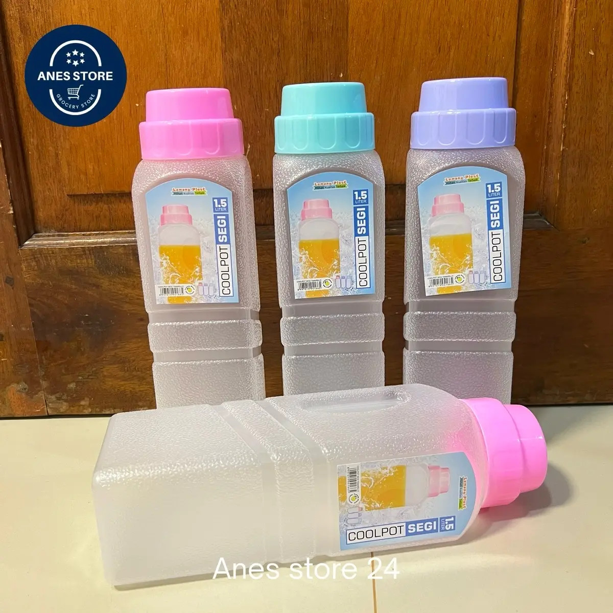 ￼COOLPOT SEGI 1.5L LEMONY BPA FREE/BOTOL MINUM KULKAS/WATER JUG/BOTOL MINUM SEGI/BOTOL MINUM JUMBO BESAR