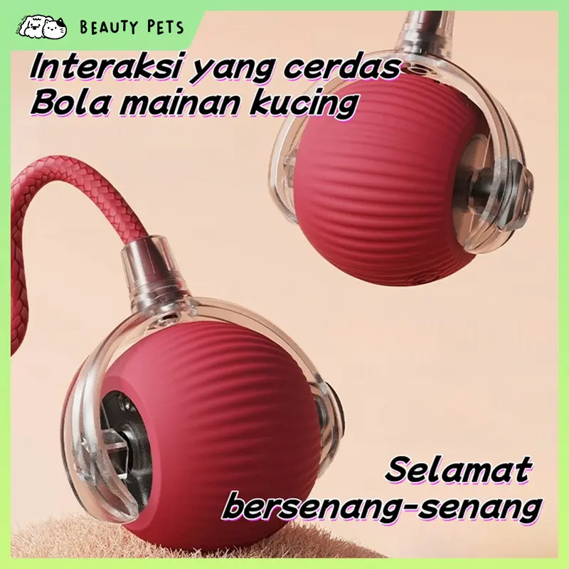 BP-020202 Pet Mainan Anjing Kucing Bola Listrik Bergulir Cerdas LED Laser Bola mainan pintar hewan peliharaan Pet toy