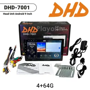 Head Unit Android 9 inch DHD 4+64GB Auto & Apple CarPlay