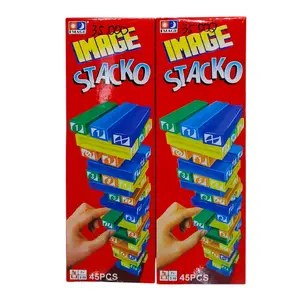Image Stacko Uno 45pcs - Mainan Edukatif untuk Anak-anak Games