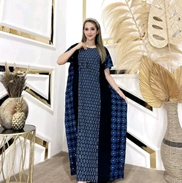 Daster Lowo Ld 120 Rayon Premium Busui Resleting Depan Nyaman Panjang Santai Cantik Dress 2
