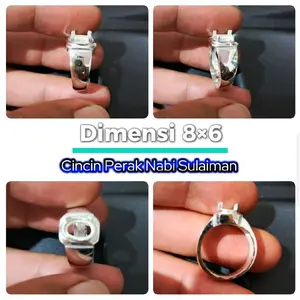 Cincin Perak 675 Model Ring Akik Simple minimalis