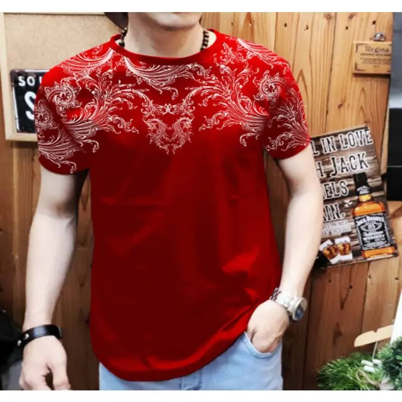 Kaos cowok keren motif batik full body atas terbaru 2