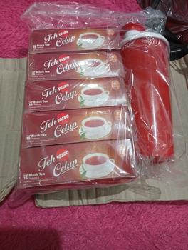 Product Review of Gratis Thumbler Teh Celup Sosro 1 Pack Isi 5 Kotak 15 Bag - Teh Celup Sosro - Air, Tea from M**y i** l**e a**💞 1