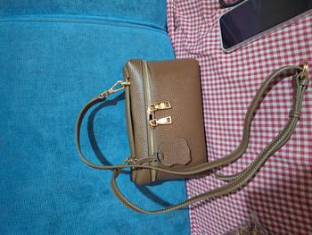 Product Review of tas mini bag 22 cm Kulit sapi asli from B**n 0