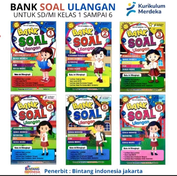 Product Introduction of Buku Bank Soal Ulangan Lengkap SD/MI Kelas 1-6 Kurikulum Merdeka Semester 1 & 2 Siswa 7