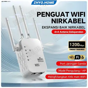 ZHYO HOME WIFI Repeater 300Mbps Wireless WIFI Signal Range Extender/Penguat wifi/WIFI Extender Penguat/ Signal WIFI Access Point/Wireless Wifi Range Extender Router Repeater