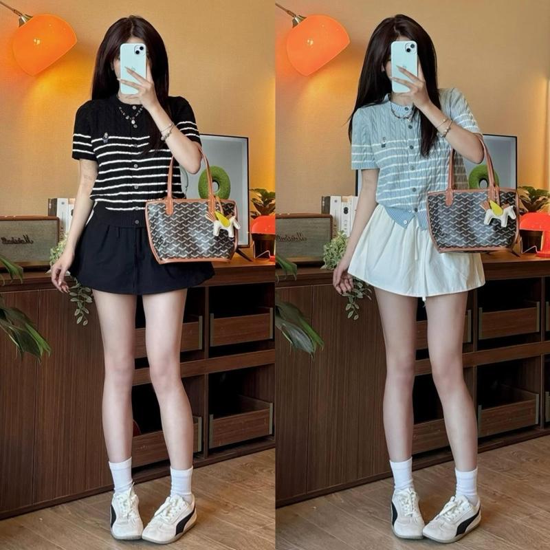 ẢNH OLDSCHOOL Chân váy quần kaki dáng ngắn chữ A rút dây dáng xoè CV118