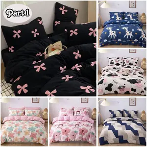SPREI AESTHETIC SIZE 120, 160, 180 / SPREI MOTIF (FREE SARBAN & SARGUL) Bantal Guling