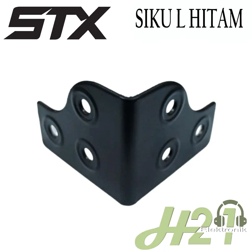 SIKU CORNER HARDCASE L STX HITAM BOX AUDIO / SIKU L BOX HARDCASE MOTIF MATA AYAM BLACK IMPORT