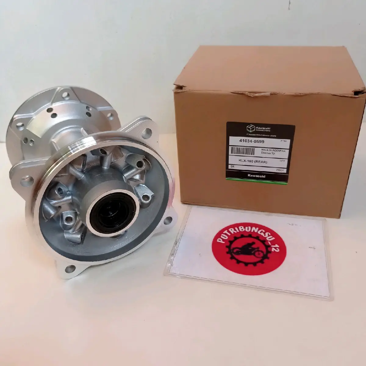 TROMOL BELAKANG KAWASAKI KLX 150 HOLE 28 ORII