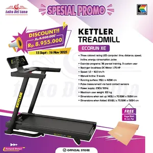 Treadmill elektrik KETTLER ECORUN XE ORIGINAL & GARANSI RESMI
