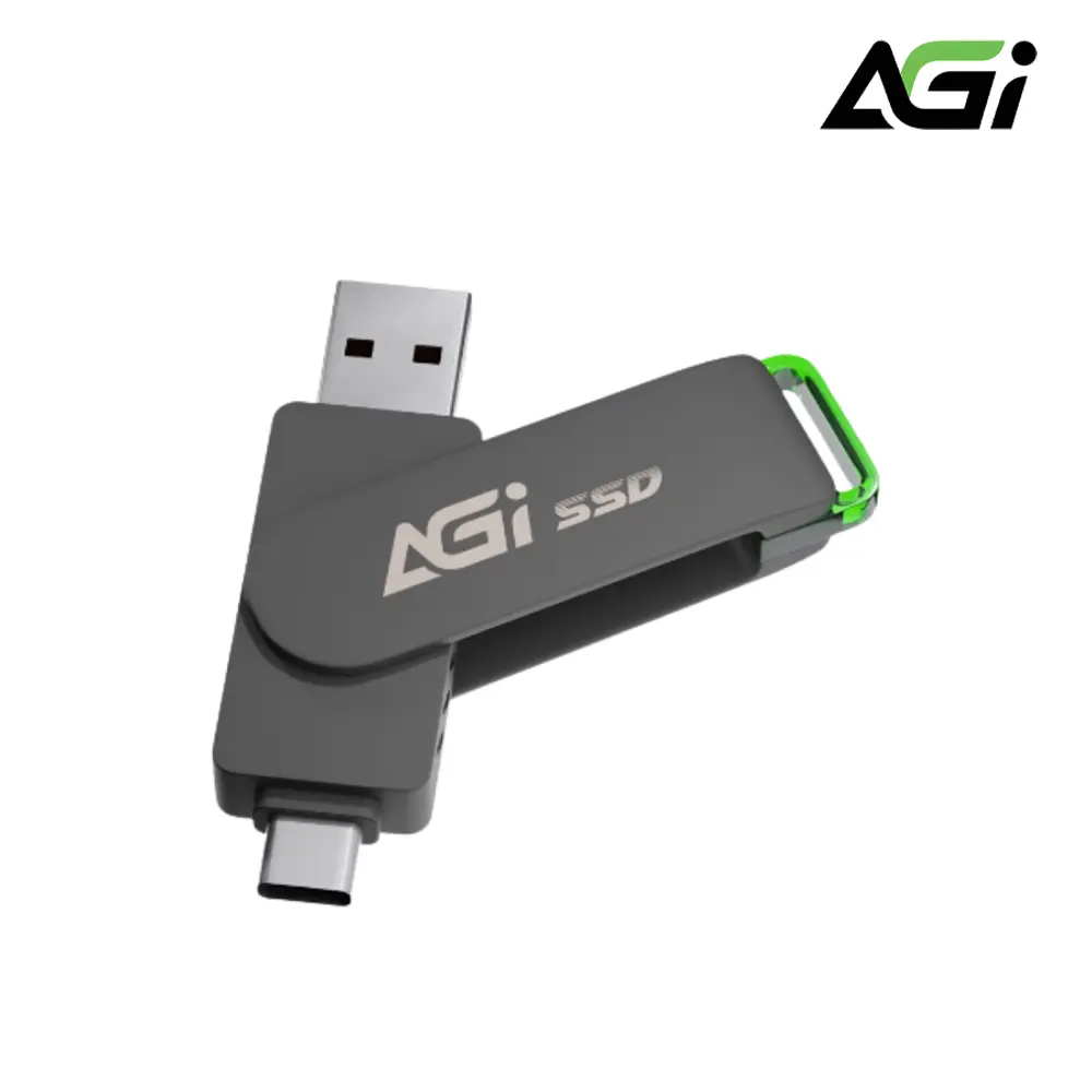 AGI ED138 Pro 512GB/1TB USB 3.2 Gen 2 Dual Interface External
