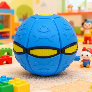 Nuevo Balón de Paso Elástico Magic Flying Saucer Balón de Deformación al Pisar Regalo de Deportes al Aire Libre, Regalo para Niños, Regalo de Cumpleaños para Niños