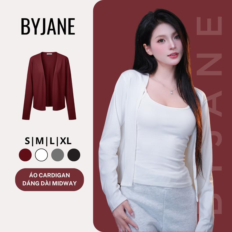  Áo khoác Cardigan dáng dài midway thanh lịch BYJANE - 922 