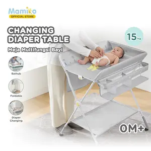 Mamiko Changing Diaper Table | Meja Tempat Ganti Popok Anak Bayi | Meja Lipat Perawatan Bayi Multifungsi | Meja Ganti Popok Diaper