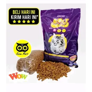 MAKANAN KUCING MERK BOLD, Repack kemasan 100 grm TERLARIS