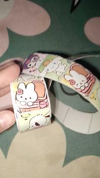 Product Review of COD Sticker Roll 500 Pcs 2,5cm Sanrio Labubu Cartoon Label Happyday Lucu Stiker Thankyou Paper SS001 Stationery Putih from `**^ 0