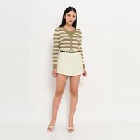 Gambar Chocochips - Faira Skort / Rok Celana Wanita / Casual Style - Cream, XL dari Chocochips Boutique Kota Administrasi Jakarta Barat 3 Tokopedia