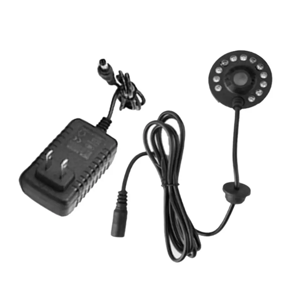 Mini Mist Fogger Mister with Colorful Lights US 110V Plug Multifunctional Lightweight Accessories PP Material for Fish Tank