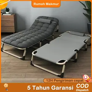 RM_3 Folding Bed Portable Kursi Malas Kursi Santai Kursi Santai Lipat untuk Kantor, Kasur Lipat Saku untuk Tidur Siang di Kantor/Rumah, Keranjang Tidur Lipat Mudah Dibawa, Kursi Malas Lipat Camping Outdoor Tidur Lipat dengan Kasur Ranjang Lipat 190CM