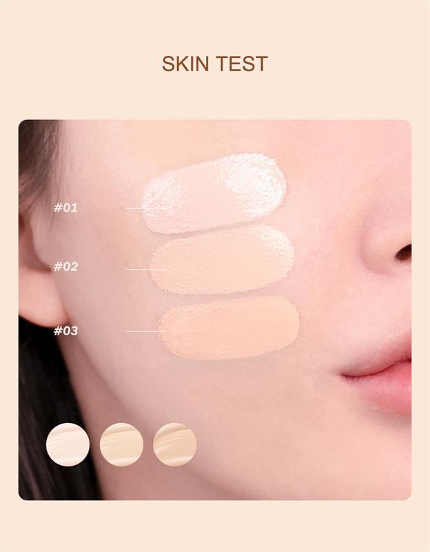 Product Introduction of （Free Gift&NEW）O.TWO.O BB Cream Air Cushion CC Cream Concealer Brighten Makeup Base Long Lasting Foundation Cushion Compact With Makeup Puff Air Cushion BB Cream + Concealer 31